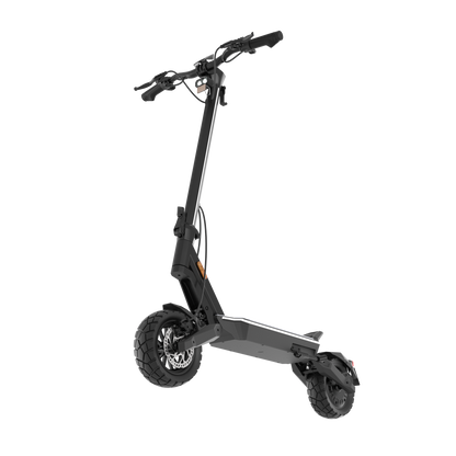 Black Punk Roamer Electric Scooter on a white background