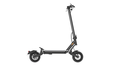 Black Punk Roamer Electric Scooter on a white background