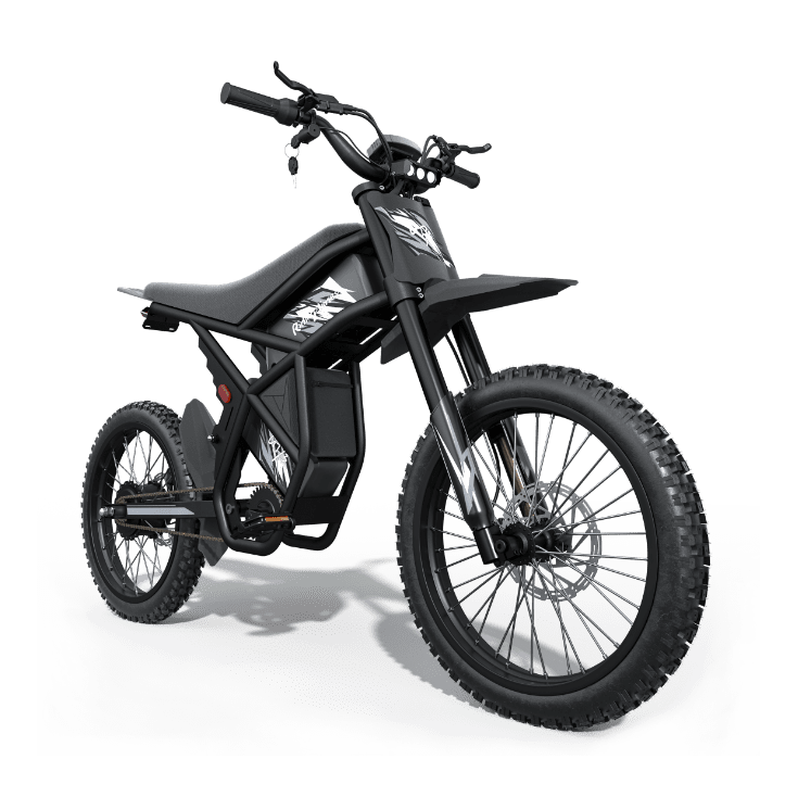 Wilson Riding'Times GT73 electric motorbike with 1200W motor, 37 MPH speed, 85-mile range, and hydraulic suspension