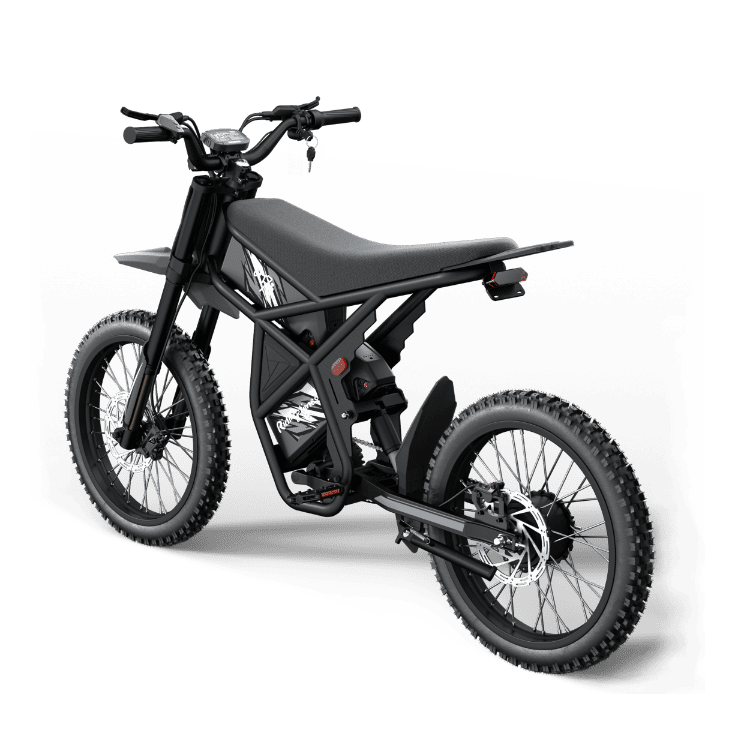 Riding'Times GT73 Electric Motorbike high-speed long-range e-bike with 1200W motor and hydraulic suspension