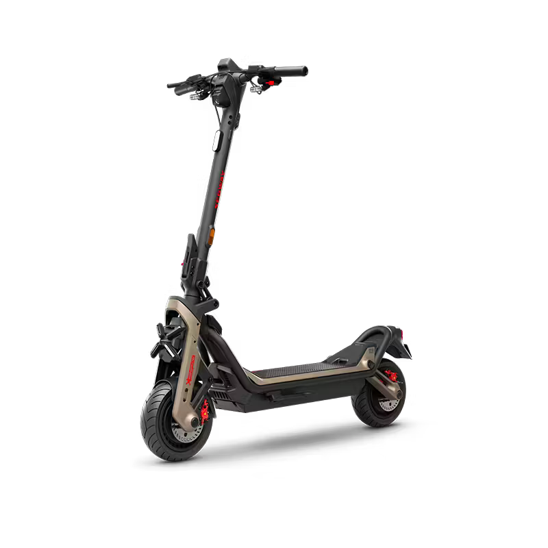 Segway GT3 Pro electric scooter with dual hydraulic brakes and adjustable suspension for urban commuting