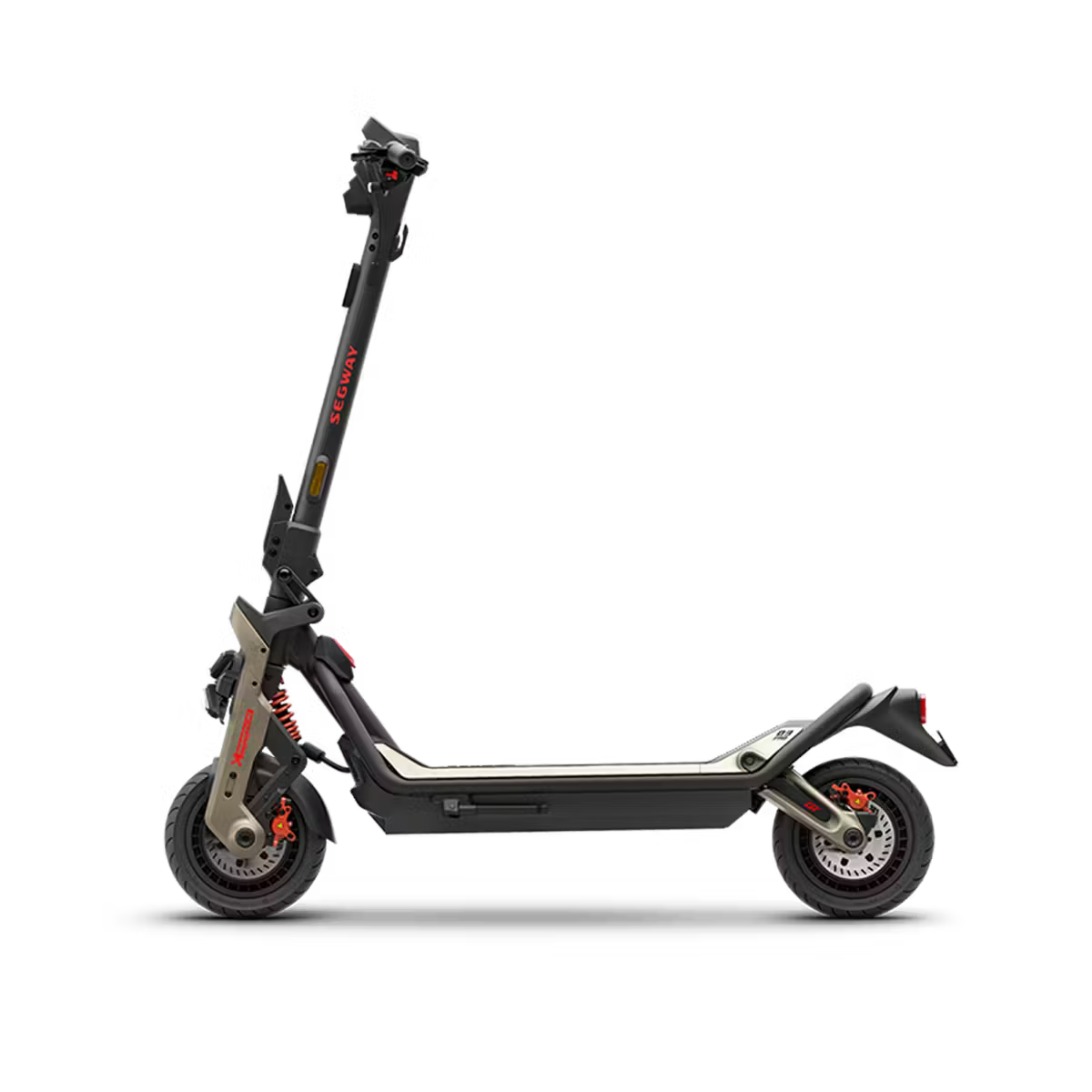 Segway GT3 Pro electric scooter with 50 mph speed, 86-mile range, dual hydraulic brakes, adjustable suspension, and tubeless tires for urban mobility