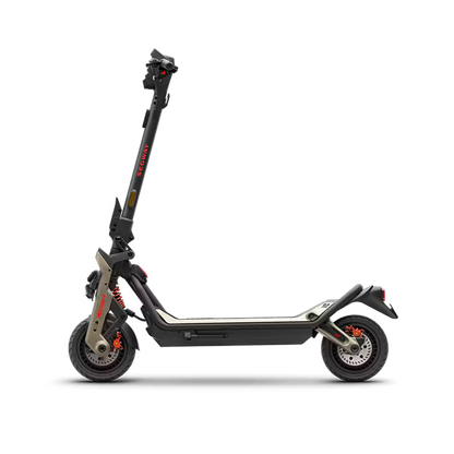 Segway GT3 Pro electric scooter with 50 mph speed, 86-mile range, dual hydraulic brakes, adjustable suspension, and tubeless tires for urban mobility