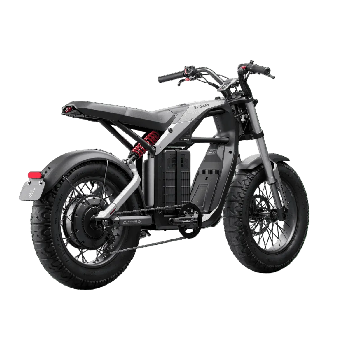 Electric bike on a transparent background
