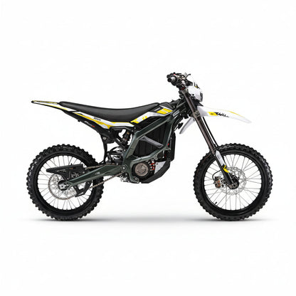 2025 Surron Ultra Bee 2025 electric dirt bike with 12.5 kW motor, 440 Nm torque, 56 mph top speed, and 87-mile range