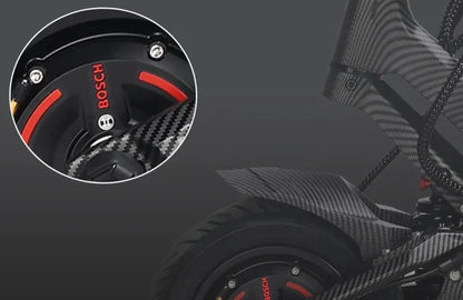 Teverun Fighter Mini PRO 2026 2.0 compact electric scooter with dual 2000W BOSCH motors and carbon fiber design