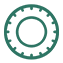 Tire and tube replacement service icon