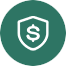 Transparent pricing badge